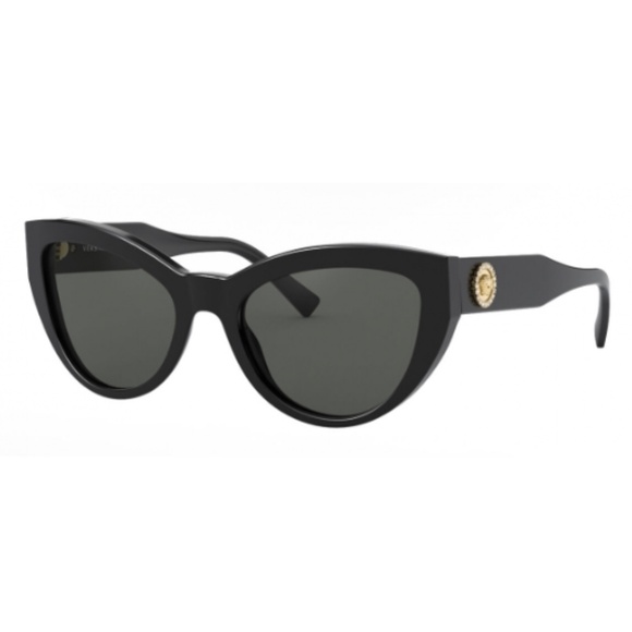 Versace - Sunglasses Cat-Eye Medusa Crystal - Black - Sunglasses - Versace Eyewe main image 5
